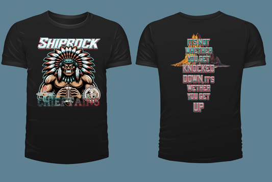 Shiprock Chieftains Football  Short sleeve T-Shirt